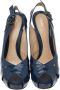 Fendi Vintage Pre-owned Leather sandals Blue Dames - Thumbnail 2