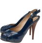 Fendi Vintage Pre-owned Leather sandals Blue Dames - Thumbnail 3