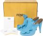 Fendi Vintage Pre-owned Leather sandals Blue Dames - Thumbnail 7