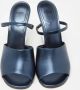 Fendi Vintage Pre-owned Leather sandals Blue Dames - Thumbnail 3