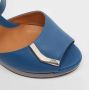 Fendi Vintage Pre-owned Leather sandals Blue Dames - Thumbnail 7
