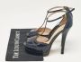 Fendi Vintage Pre-owned Leather sandals Blue Dames - Thumbnail 9