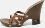 Fendi Vintage Pre-owned Leather sandals Brown Dames - Thumbnail 2