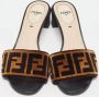 Fendi Vintage Pre-owned Leather sandals Brown Dames - Thumbnail 3