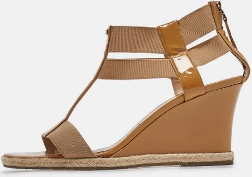 Fendi Vintage Pre-owned Leather sandals Brown Dames