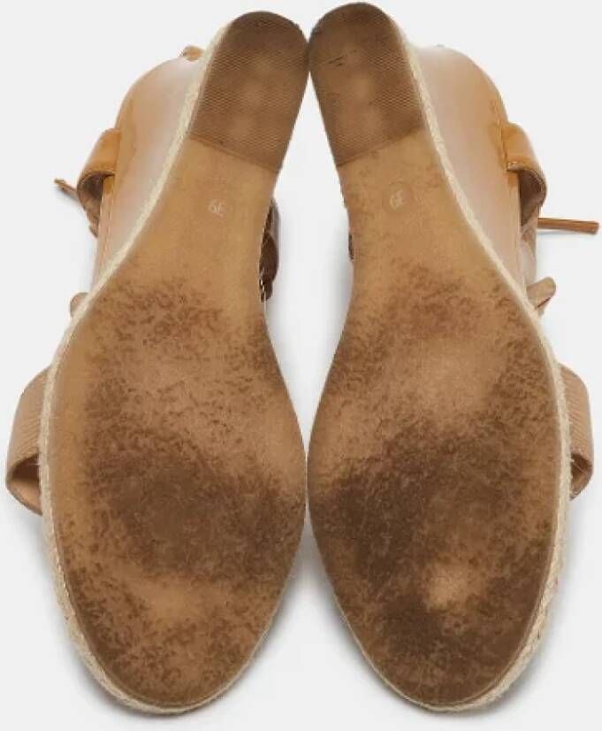 Fendi Vintage Pre-owned Leather sandals Brown Dames