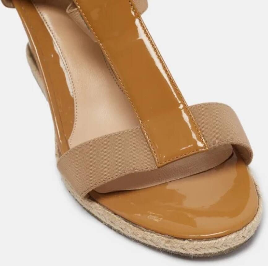 Fendi Vintage Pre-owned Leather sandals Brown Dames