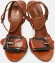 Fendi Vintage Pre-owned Leather sandals Brown Dames - Thumbnail 4