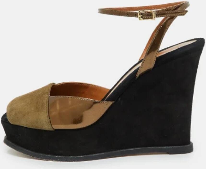 Fendi Vintage Pre-owned Leather sandals Brown Dames