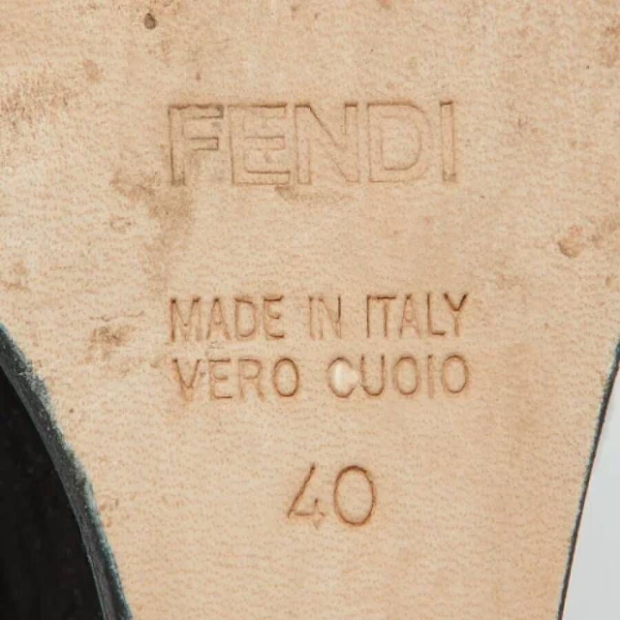 Fendi Vintage Pre-owned Leather sandals Brown Dames