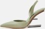 Fendi Vintage Pre-owned Leather sandals Green Dames - Thumbnail 2