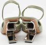 Fendi Vintage Pre-owned Leather sandals Green Dames - Thumbnail 5