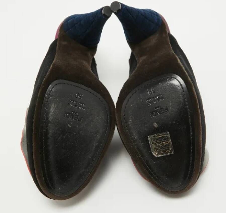 Fendi Vintage Pre-owned Leather sandals Multicolor Dames