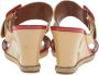 Fendi Vintage Pre-owned Leather sandals Orange Dames - Thumbnail 4
