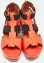 Fendi Vintage Pre-owned Leather sandals Red Dames - Thumbnail 3