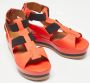 Fendi Vintage Pre-owned Leather sandals Red Dames - Thumbnail 4
