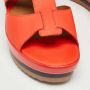 Fendi Vintage Pre-owned Leather sandals Red Dames - Thumbnail 8