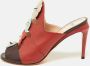 Fendi Vintage Pre-owned Leather sandals Red Dames - Thumbnail 2