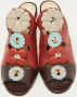 Fendi Vintage Pre-owned Leather sandals Red Dames - Thumbnail 3