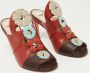 Fendi Vintage Pre-owned Leather sandals Red Dames - Thumbnail 4