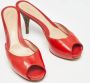 Fendi Vintage Pre-owned Leather sandals Red Dames - Thumbnail 4