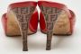 Fendi Vintage Pre-owned Leather sandals Red Dames - Thumbnail 5