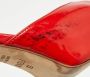 Fendi Vintage Pre-owned Leather sandals Red Dames - Thumbnail 8