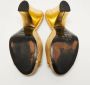 Fendi Vintage Pre-owned Leather sandals Yellow Dames - Thumbnail 6