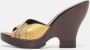 Fendi Vintage Pre-owned Leather sandals Yellow Dames - Thumbnail 2