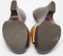 Fendi Vintage Pre-owned Leather sandals Yellow Dames - Thumbnail 6