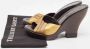 Fendi Vintage Pre-owned Leather sandals Yellow Dames - Thumbnail 9