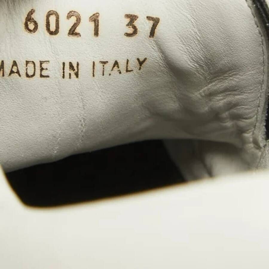 Fendi Vintage Pre-owned Leather sneakers Black Dames