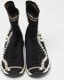 Fendi Vintage Pre-owned Leather sneakers Black Dames - Thumbnail 2