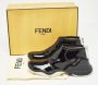 Fendi Vintage Pre-owned Leather sneakers Black Dames - Thumbnail 9