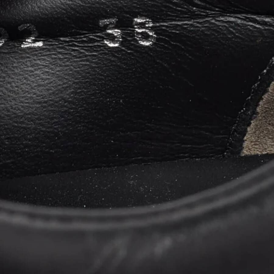 Fendi Vintage Pre-owned Leather sneakers Black Dames