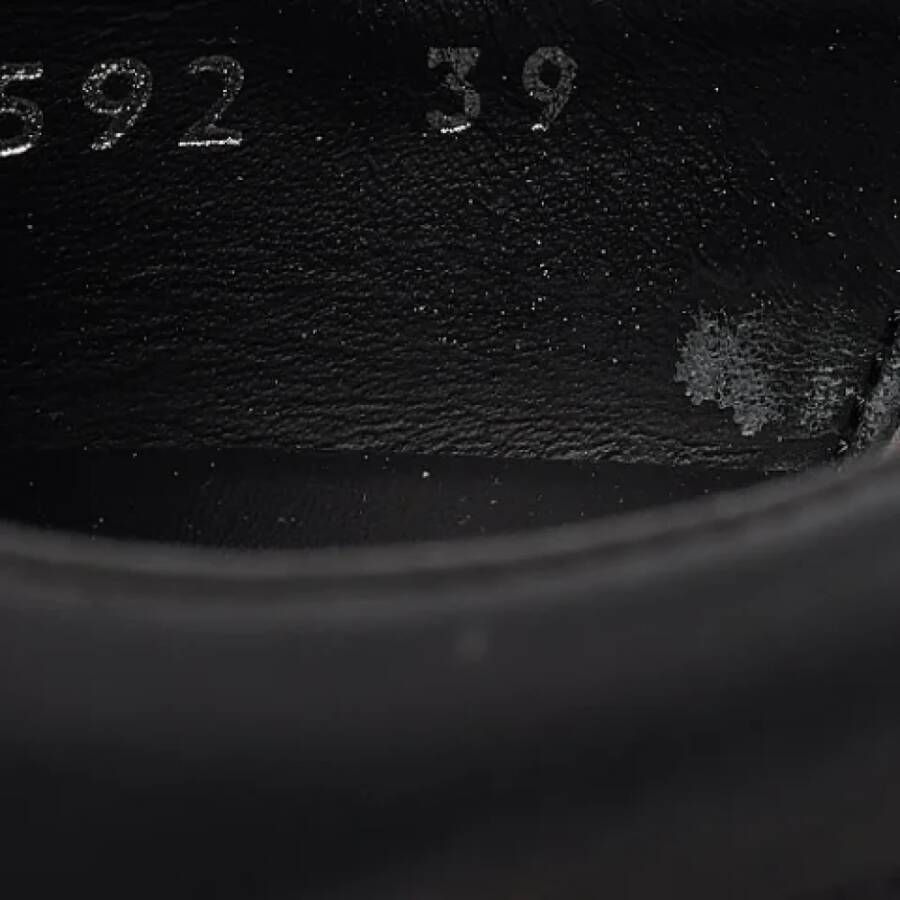 Fendi Vintage Pre-owned Leather sneakers Black Dames