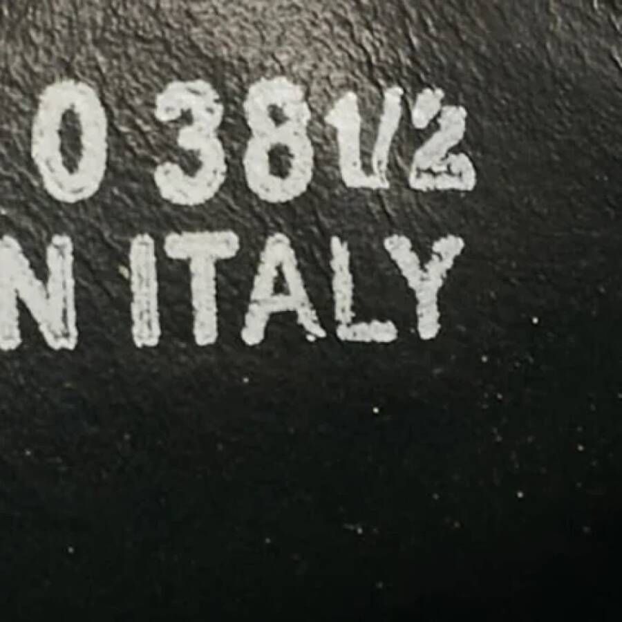 Fendi Vintage Pre-owned Leather sneakers Black Dames
