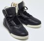 Fendi Vintage Pre-owned Leather sneakers Black Heren - Thumbnail 3