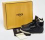 Fendi Vintage Pre-owned Leather sneakers Black Heren - Thumbnail 8