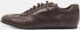 Fendi Vintage Pre-owned Leather sneakers Brown Dames - Thumbnail 2
