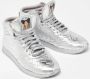 Fendi Vintage Pre-owned Leather sneakers Gray Dames - Thumbnail 4