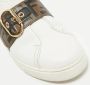 Fendi Vintage Pre-owned Leather sneakers White Dames - Thumbnail 7