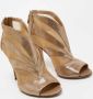 Fendi Vintage Pre-owned Mesh boots Beige Dames - Thumbnail 4
