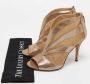 Fendi Vintage Pre-owned Mesh boots Beige Dames - Thumbnail 9