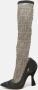 Fendi Vintage Pre-owned Mesh boots Black Dames - Thumbnail 2