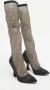 Fendi Vintage Pre-owned Mesh boots Black Dames - Thumbnail 4