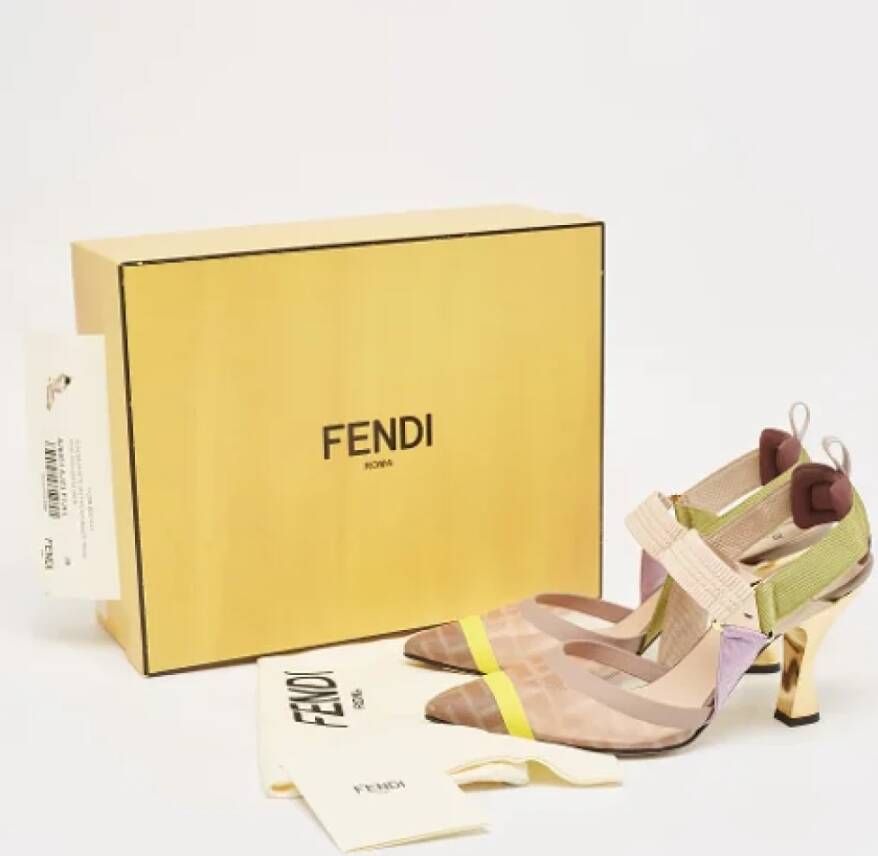 Fendi Vintage Pre-owned Mesh heels Multicolor Dames
