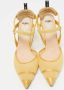 Fendi Vintage Pre-owned Mesh heels Yellow Dames - Thumbnail 2