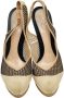 Fendi Vintage Pre-owned Mesh sandals Beige Dames - Thumbnail 2