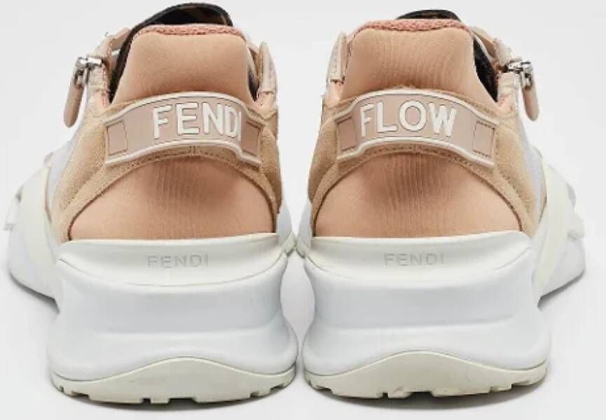 Fendi Vintage Pre-owned Mesh sneakers Brown Dames